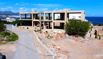 ANUC5536 – Two semi-finished construction in Ammoudara, Agios Nikolaos