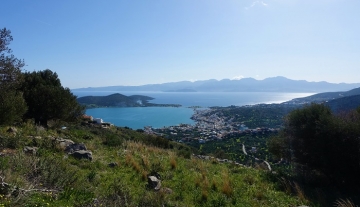 EPL3698 –  5300m² plot of land with superb sea view in Pines, Elounda