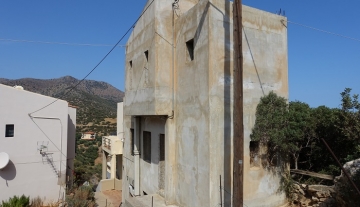 ANUC7825 – Unfinished construction house 60m2 with 10m2 basement located in Katsikia, Agios Nicolaos  with beautiful sea view 
