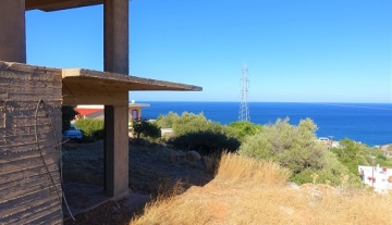 ANUC9173 – Two storey unfinished construction house with superb sea view in Ammoudara.