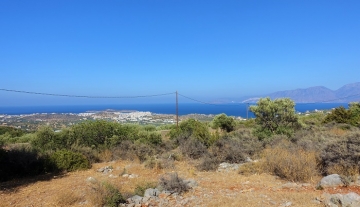 ANBP0438 – 4000m² building plot with uninterrupted view in Rousa Limni, Agios Nikolaos